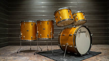 Load image into Gallery viewer, *SOLD* Vintage 1970 Slingerland New Rock Outfit No. 50N + 14&quot; Floor Tom - Gold Sparkle
