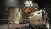 Load image into Gallery viewer, Vintage 1980s SONOR Phonic 4-Piece Shell Pack + Add-On 24&quot; Bass Drum - Metallic Silver
