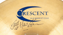 Load image into Gallery viewer, Crescent Hammertone 20&quot; Crash Cymbal (signed by Jeff Hamilton) - 1662 Grams
