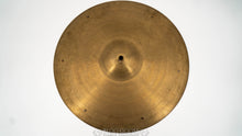 Load image into Gallery viewer, *SOLD* Vintage 1950s Block Stamp Avedis Zildjian 18&quot; Crash Cymbal w/ Rivets - 1696 Grams
