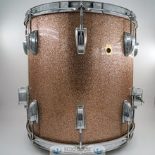Load image into Gallery viewer, *SOLD* *MINTY/ORIGINAL* Ludwig JUL 29 1965 14&quot; Floor Tom in Pink Champagne Sparkle

