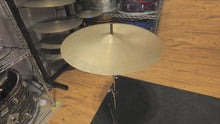 Load and play video in Gallery viewer, *SOLD* Vintage 1960s Avedis Zildjian 16&quot; Crash Cymbal - 1254 Grams
