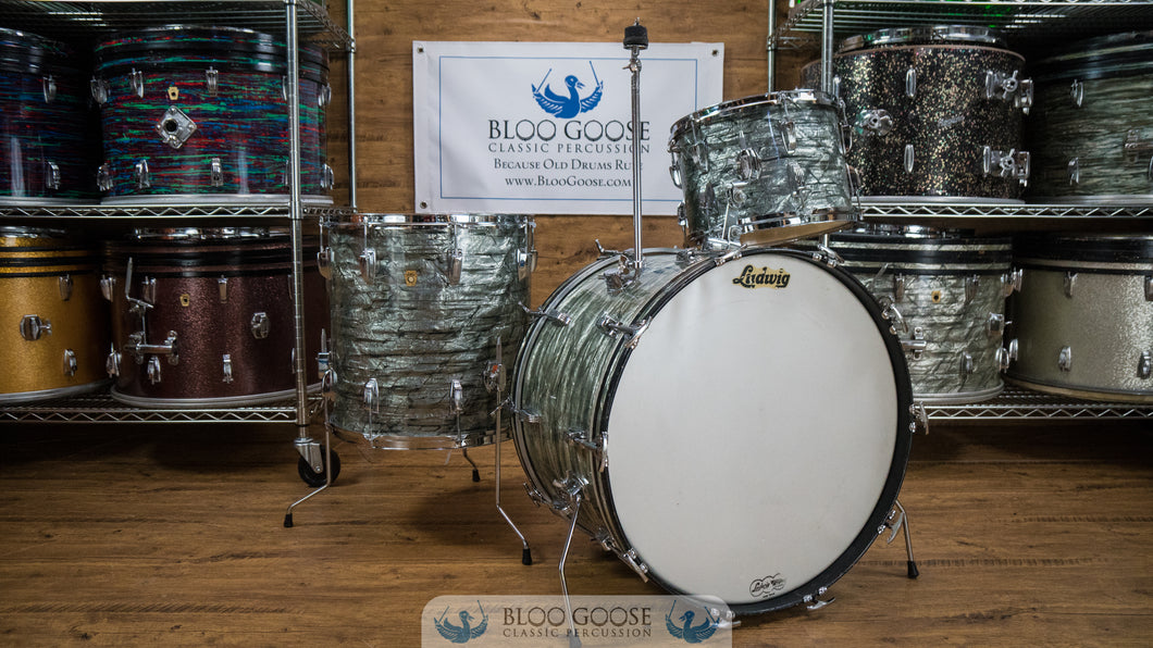 *SOLD* 1965 Ludwig Super Classic Drum Kit | Sky Blue Pearl