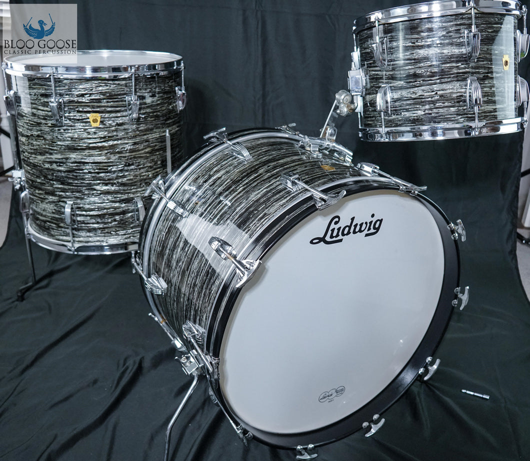 *SOLD* *BEAUTIFUL* MATCHING ORIGINAL 1967 SUPER CLASSIC KIT IN OYSTER BLACK PEARL