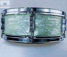 Load image into Gallery viewer, *SOLD* Vintage Ludwig 1965 White Marine Pearl Pioneer Snare Drum
