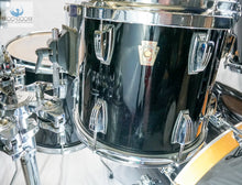 Load image into Gallery viewer, *SOLD* Ludwig Mid-90s Super Classic Black Lacquer 4-Ply Maple Drumset
