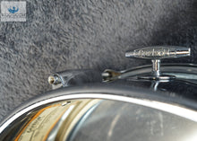 Load image into Gallery viewer, *SOLD* Vintage 1970 Gretsch Stop Sign Badge Model 4160 Chrome Over Brass Snare Drum
