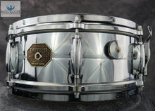Load image into Gallery viewer, *SOLD* Vintage 1970 Gretsch Stop Sign Badge Model 4160 Chrome Over Brass Snare Drum
